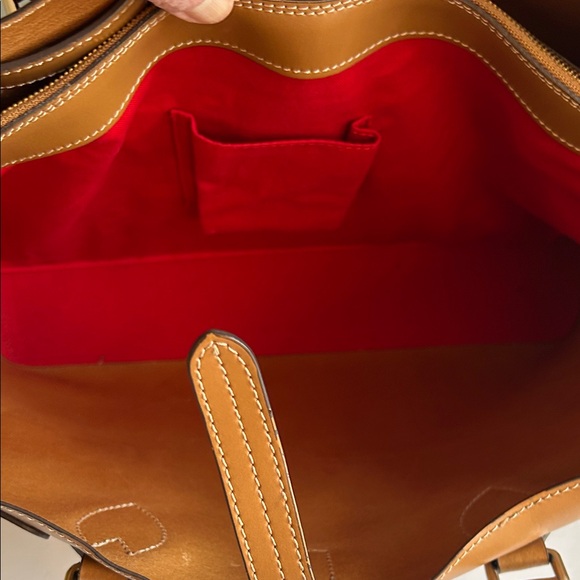 Boldrini Selleria Made in Italy Leather Satchel Tote Bag - Picture 11 of 13